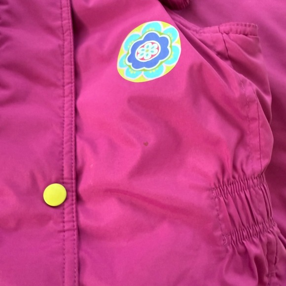 Hanna Andersson Girls Outdoor Quilted Snow Bibs Size 150 US 12 Pink Purple - Picture 6 of 8